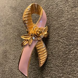 Avon Breast Cancer Pink Ribbon Pin